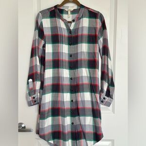 Matilda Jane Multicolor Plaid Shirt Dress
